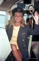 Stewardess as a pilot